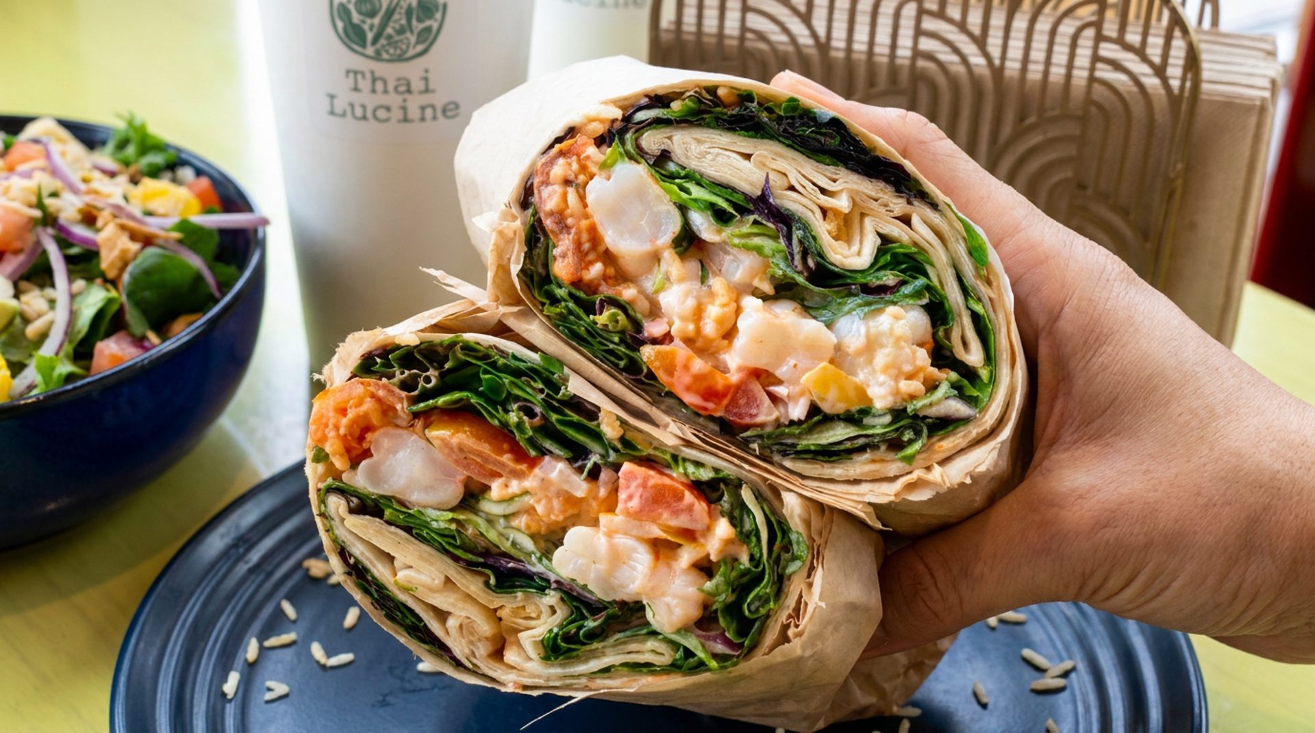 Known for Thai wraps on Broadway