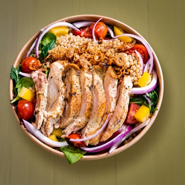 "Massaman" Thai Peanut Curry Salad.