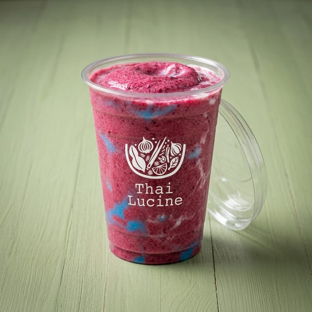 Peanut Butter Berry Smoothie.